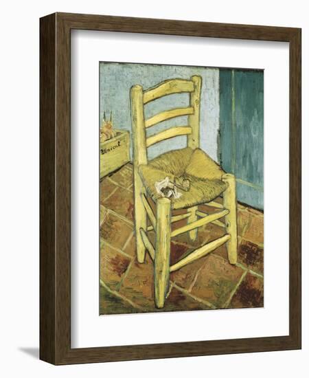 Van Gogh's Chair-Vincent van Gogh-Framed Art Print