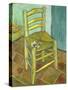 Van Gogh's Chair-Vincent van Gogh-Stretched Canvas