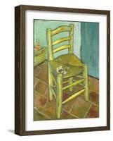Van Gogh's Chair-Vincent van Gogh-Framed Giclee Print