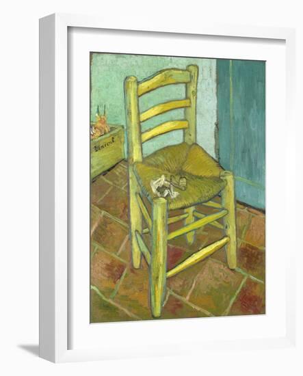 Van Gogh's Chair-Vincent van Gogh-Framed Giclee Print