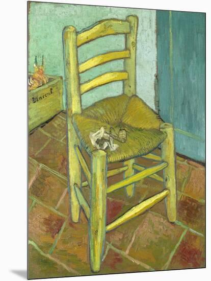 Van Gogh's Chair-Vincent van Gogh-Mounted Giclee Print
