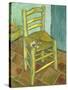 Van Gogh's Chair-Vincent van Gogh-Stretched Canvas