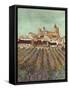 Van Gogh: Saintes-Maries.-Vincent van Gogh-Framed Stretched Canvas