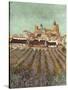 Van Gogh: Saintes-Maries.-Vincent van Gogh-Stretched Canvas