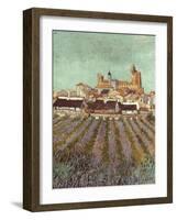 Van Gogh: Saintes-Maries.-Vincent van Gogh-Framed Giclee Print