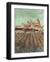 Van Gogh: Saintes-Maries.-Vincent van Gogh-Framed Giclee Print