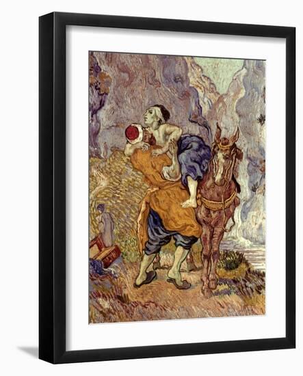 Van Gogh: Samaritan, 1890-Vincent van Gogh-Framed Giclee Print