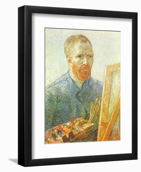 Van Gogh Self-Portrait, 1888-Vincent van Gogh-Framed Giclee Print