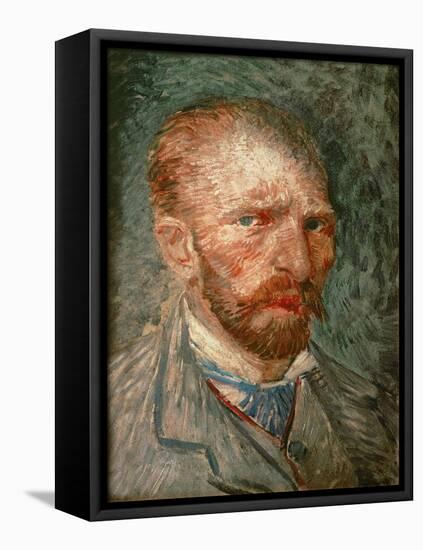 Van Gogh, self-portrait. Oil on canvas (1887) CA 212.-Vincent van Gogh-Framed Stretched Canvas