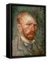Van Gogh, self-portrait. Oil on canvas (1887) CA 212.-Vincent van Gogh-Framed Stretched Canvas