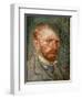 Van Gogh, self-portrait. Oil on canvas (1887) CA 212.-Vincent van Gogh-Framed Giclee Print