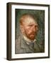 Van Gogh, self-portrait. Oil on canvas (1887) CA 212.-Vincent van Gogh-Framed Giclee Print