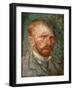 Van Gogh, self-portrait. Oil on canvas (1887) CA 212.-Vincent van Gogh-Framed Giclee Print