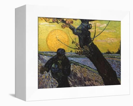 Van Gogh: Sower, 1888-Vincent van Gogh-Framed Stretched Canvas