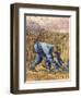 Van Gogh: The Reaper, 1889-Vincent van Gogh-Framed Giclee Print