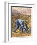 Van Gogh: The Reaper, 1889-Vincent van Gogh-Framed Giclee Print