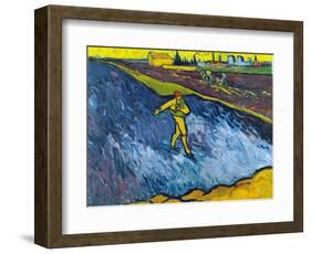 Van Gogh: The Sower, C1888-Vincent van Gogh-Framed Giclee Print