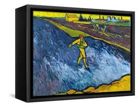 Van Gogh: The Sower, C1888-Vincent van Gogh-Framed Stretched Canvas