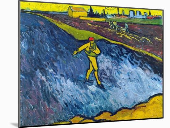 Van Gogh: The Sower, C1888-Vincent van Gogh-Mounted Giclee Print