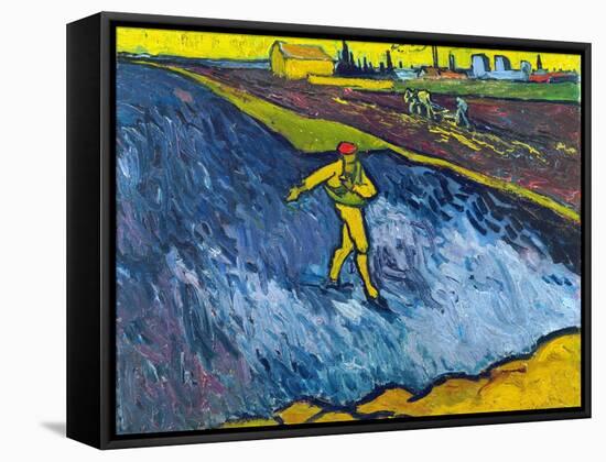 Van Gogh: The Sower, C1888-Vincent van Gogh-Framed Stretched Canvas