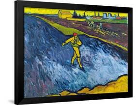 Van Gogh: The Sower, C1888-Vincent van Gogh-Framed Giclee Print