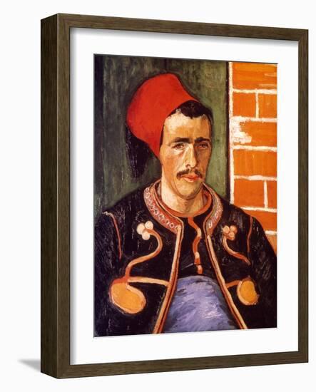 Van Gogh: The Zouave, 1888-Vincent van Gogh-Framed Giclee Print