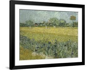 Van Gogh, View of Arles with Irises-null-Framed Giclee Print