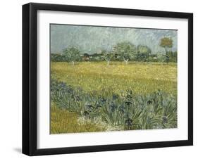 Van Gogh, View of Arles with Irises-null-Framed Giclee Print