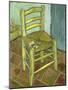 Van Gogh, Vincents Chair with His Pipe-null-Mounted Giclee Print