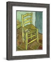 Van Gogh, Vincents Chair with His Pipe-null-Framed Giclee Print