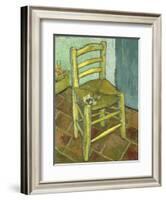 Van Gogh, Vincents Chair with His Pipe-null-Framed Giclee Print