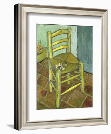 Van Gogh, Vincents Chair with His Pipe-null-Framed Giclee Print