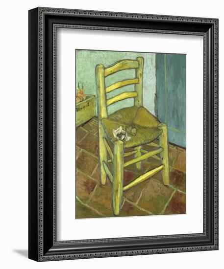 Van Gogh, Vincents Chair with His Pipe-null-Framed Giclee Print