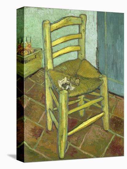 Van Gogh, Vincents Chair with His Pipe-null-Stretched Canvas