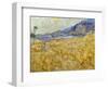 Van Gogh: Wheatfield, 1889-Vincent van Gogh-Framed Premium Giclee Print