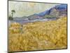 Van Gogh: Wheatfield, 1889-Vincent van Gogh-Mounted Premium Giclee Print
