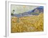 Van Gogh: Wheatfield, 1889-Vincent van Gogh-Framed Giclee Print