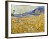 Van Gogh: Wheatfield, 1889-Vincent van Gogh-Framed Giclee Print