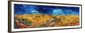 Van Gogh: Wheatfield, 1890-Vincent van Gogh-Framed Premium Giclee Print