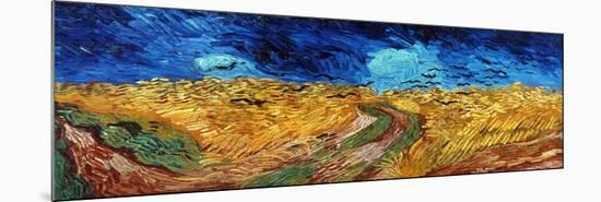 Van Gogh: Wheatfield, 1890-Vincent van Gogh-Mounted Premium Giclee Print