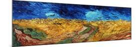 Van Gogh: Wheatfield, 1890-Vincent van Gogh-Mounted Giclee Print