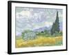 Van Gogh, Wheatfield with Cypress-null-Framed Giclee Print