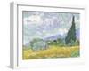 Van Gogh, Wheatfield with Cypress-null-Framed Giclee Print