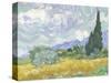 Van Gogh, Wheatfield with Cypress-null-Stretched Canvas