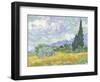 Van Gogh, Wheatfield with Cypress-null-Framed Giclee Print