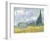 Van Gogh, Wheatfield with Cypress-null-Framed Giclee Print