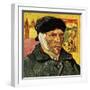 Van Gogh with a Bandage Round His Head-English School-Framed Giclee Print