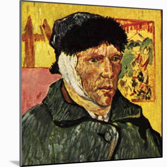 Van Gogh with a Bandage Round His Head-English School-Mounted Giclee Print