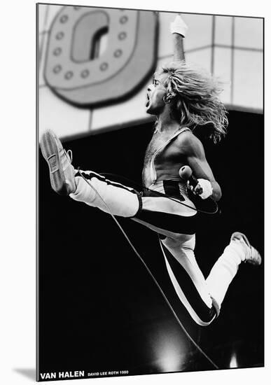 Van Halen | David Lee Roth - 1980-null-Mounted Poster