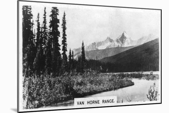 Van Horne Range, Canadian Rockies, C1920S-null-Mounted Giclee Print